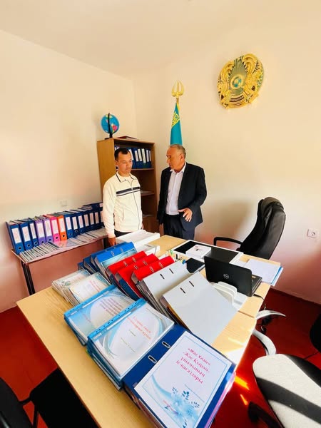 Бөлім басшысының Білім ордаларын аралау сәтінен